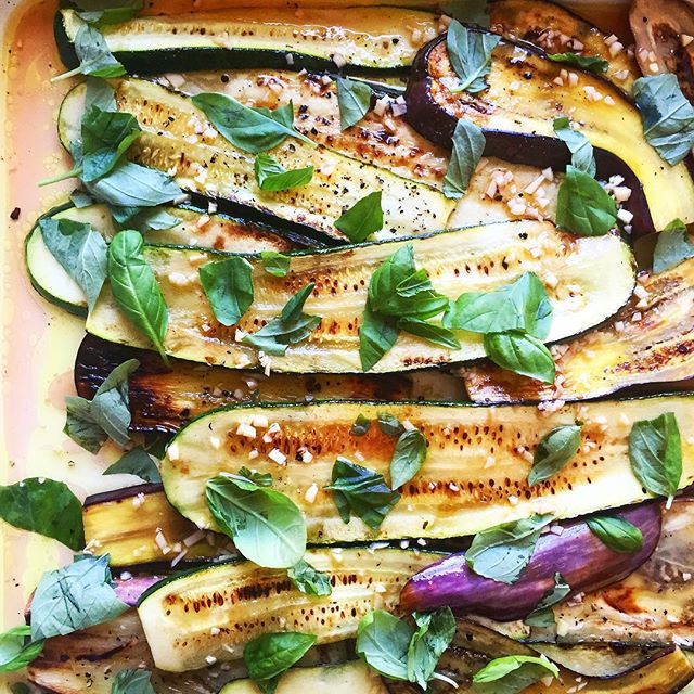 Red Wine Vinegar Zucchini & Eggplant recipe
