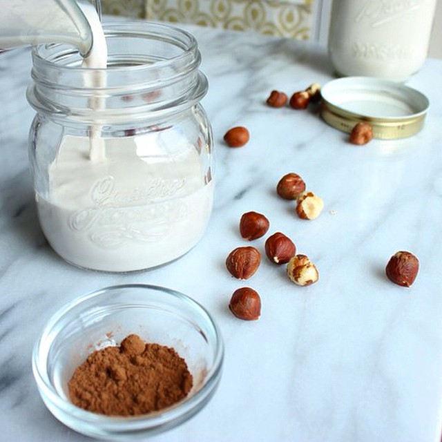 Homemade Chocolate Hazelnut Milk Recipe The Feedfeed