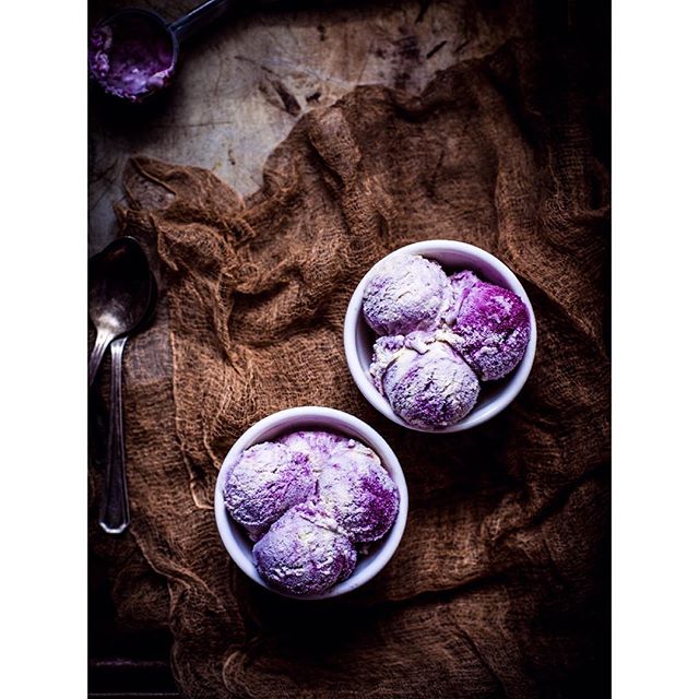 Blackberry Goat Cheese Ice Cream Recipe The Feedfeed