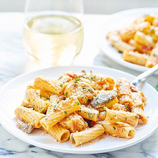 Chicken And Goat Cheese Pasta Recipe The Feedfeed