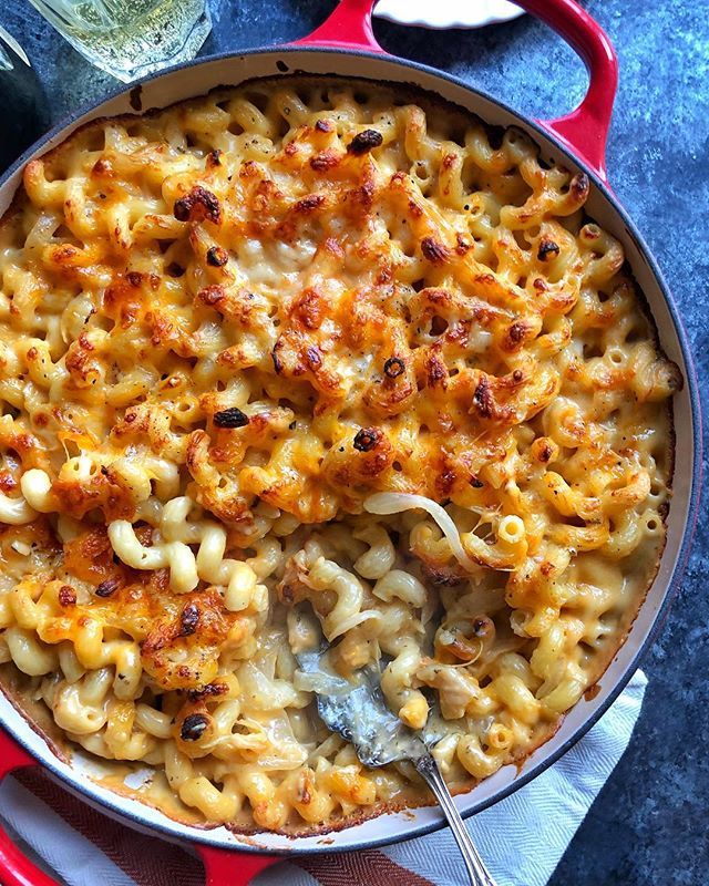 Creamy Mac and Cheese with Caramelized Apples by thefeedfeed Quick
