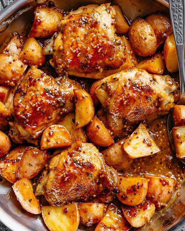 Honey Mustard Chicken & Potatoes Recipe The Feedfeed