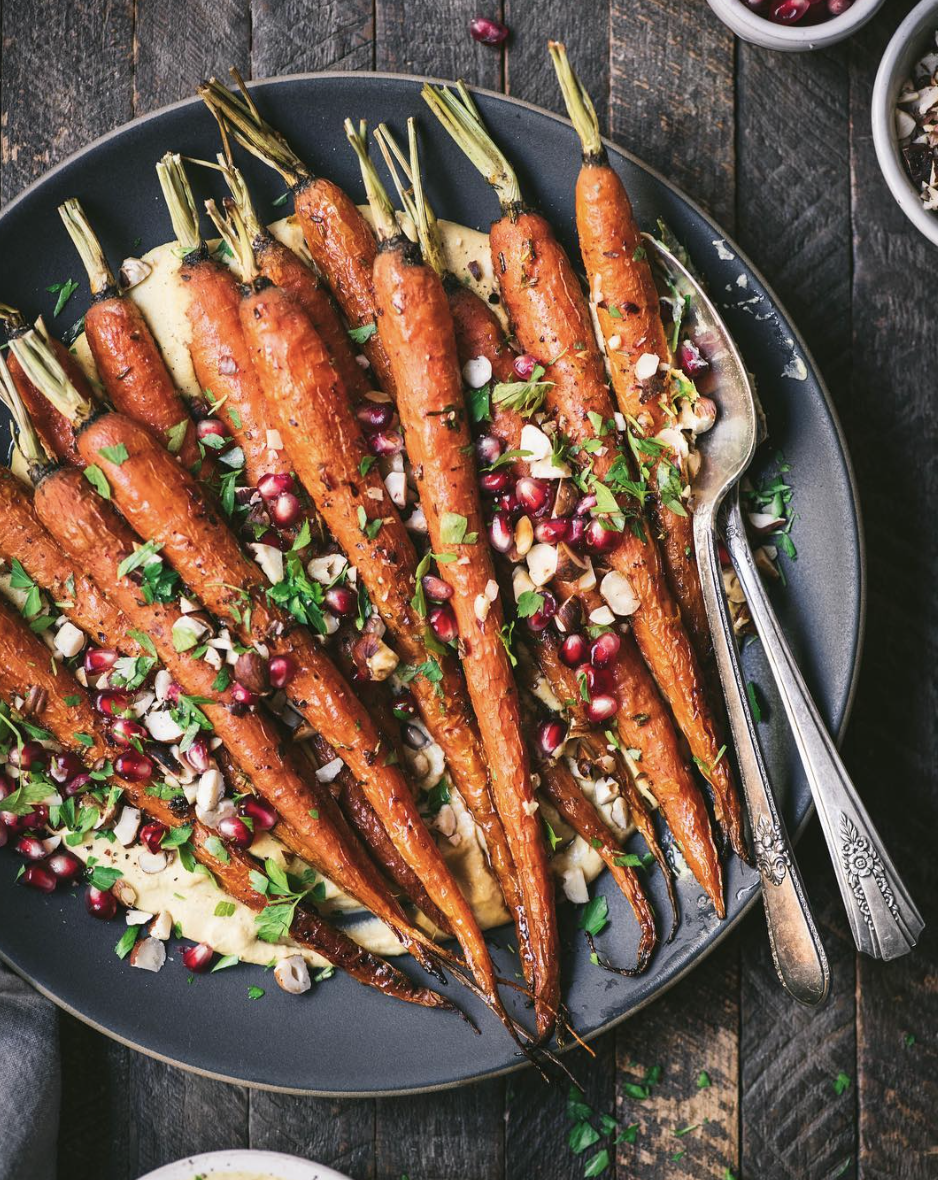 HarissaLime Roasted Carrots Recipe The Feedfeed