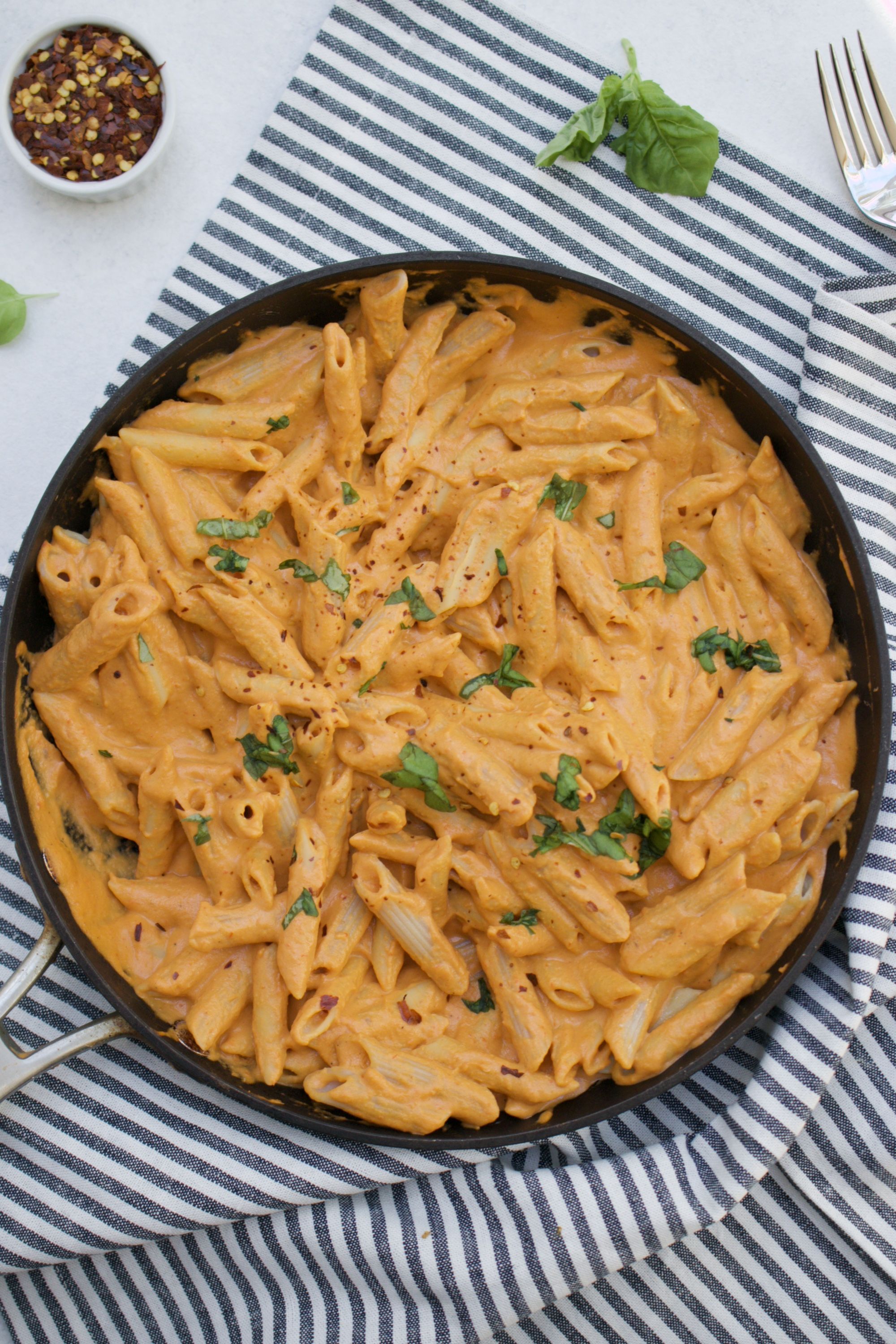 Roasted Red Pepper Penne Recipe The Feedfeed