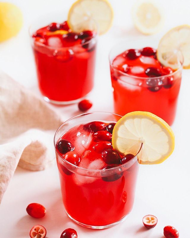 Cranberry Lemon Mocktails Recipe The Feedfeed