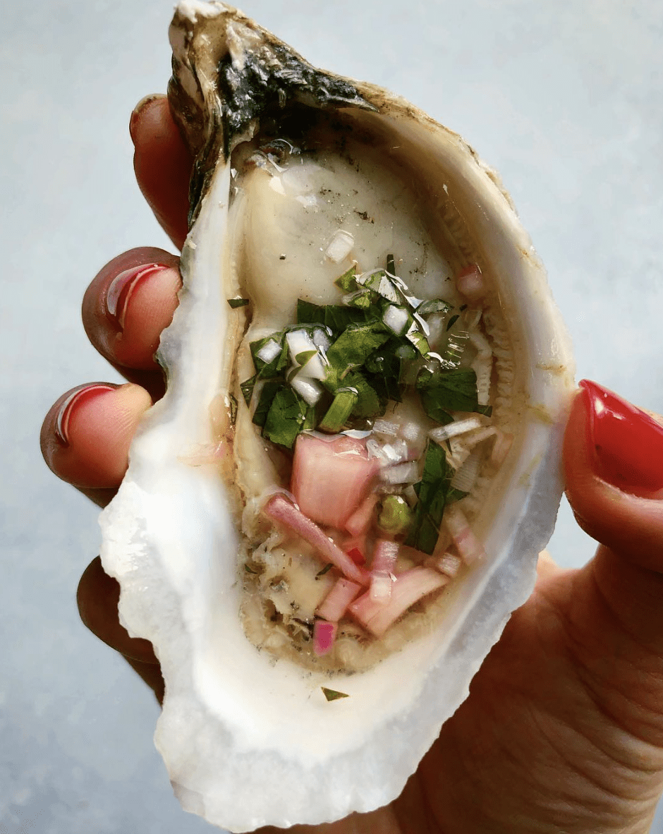 Oysters With Spicy Horseradish Recipe The Feedfeed