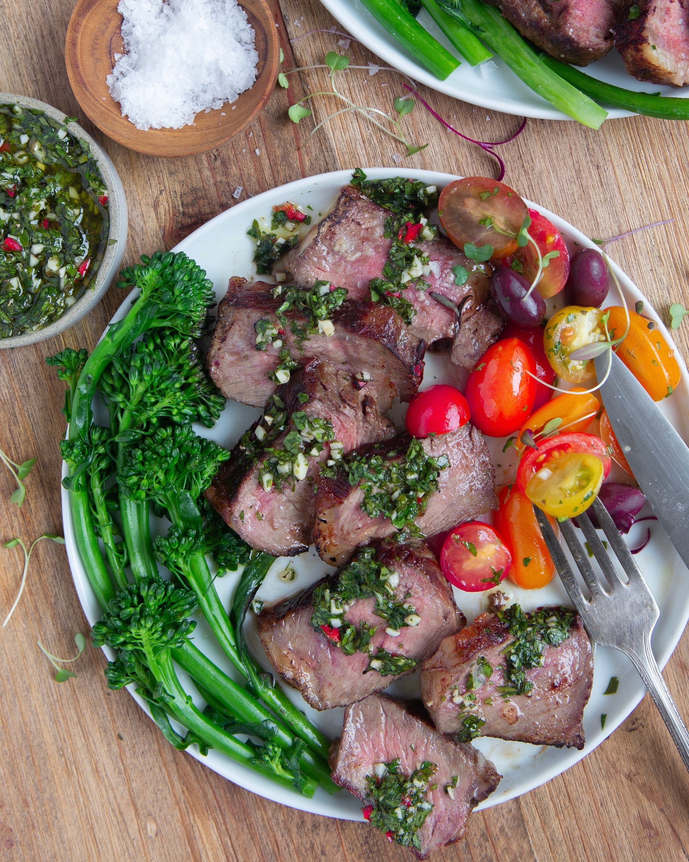 Seared Strip Steak with Chimichurri by thefeedfeed Quick & Easy