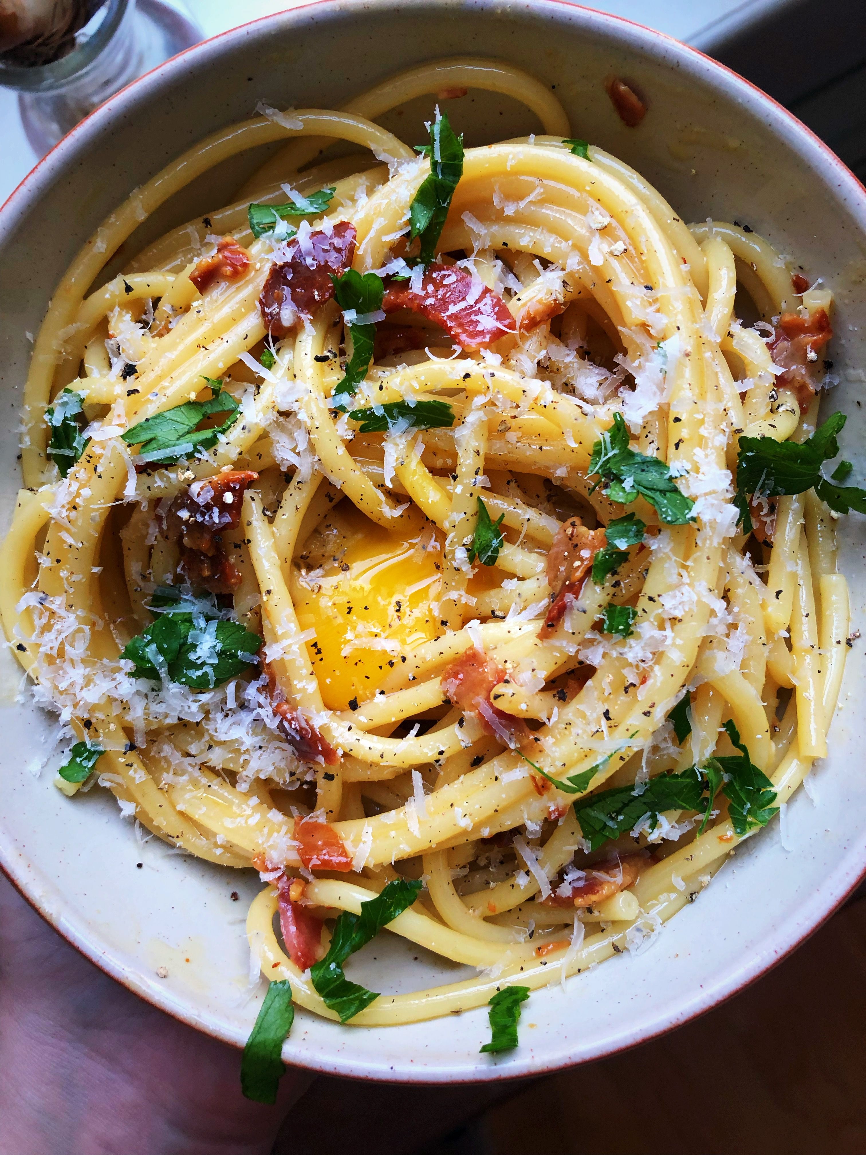 Bucatini Carbonara Recipe The Feedfeed