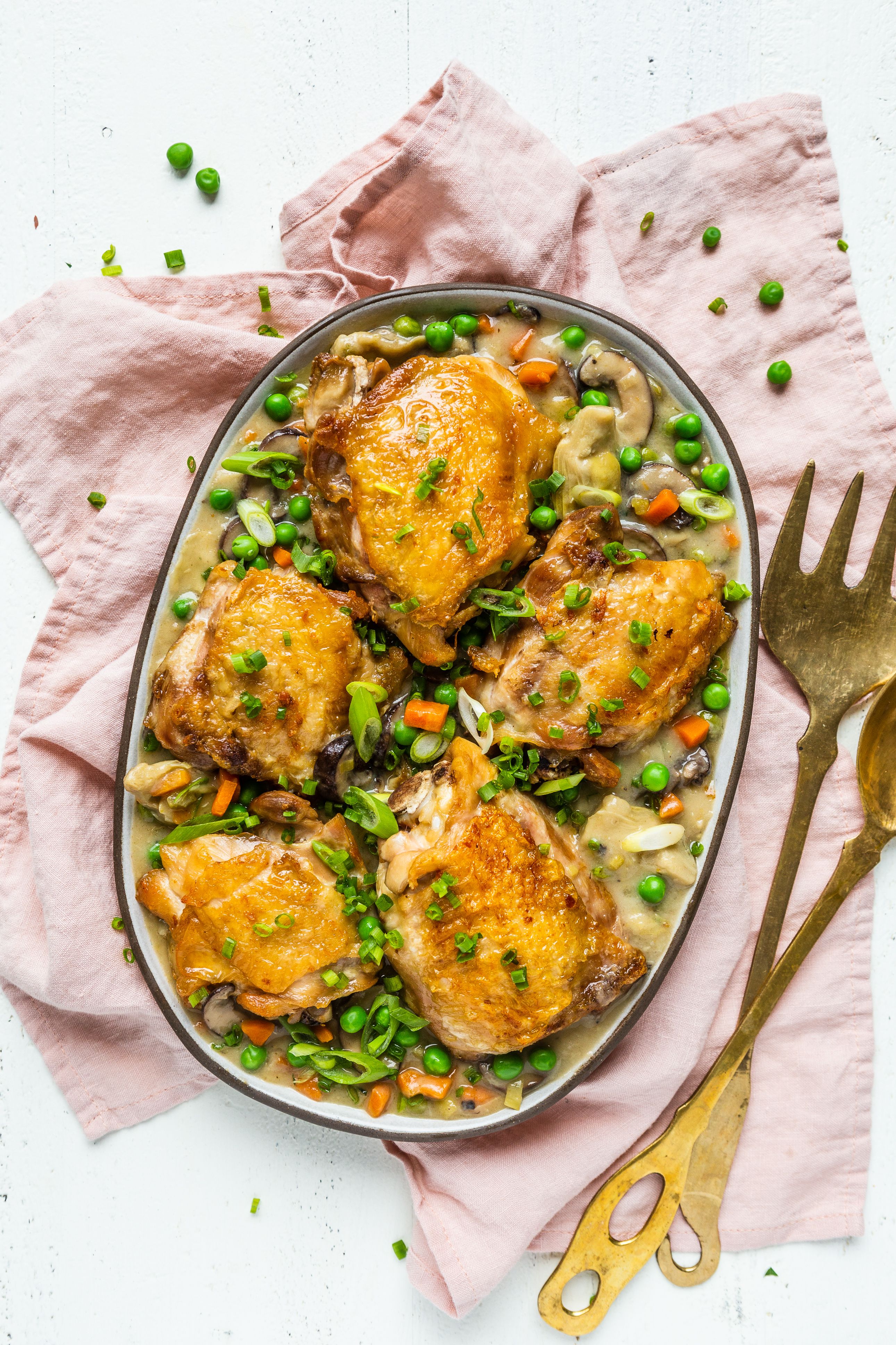 Chicken Fricassee with Mushrooms and Artichokes by thefeedfeed Quick