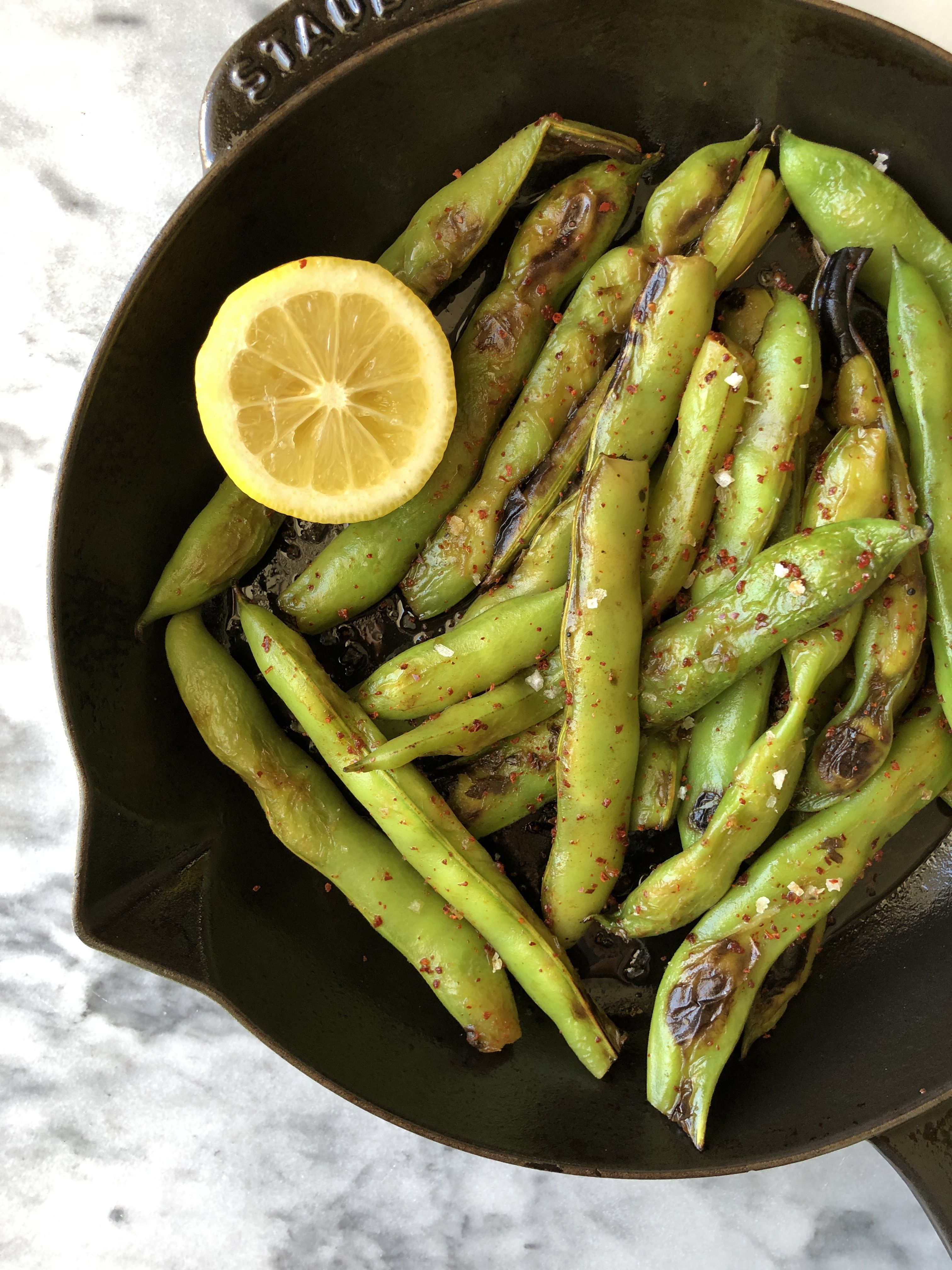 How to Make Charred Fava Beans Video Recipe The Feedfeed