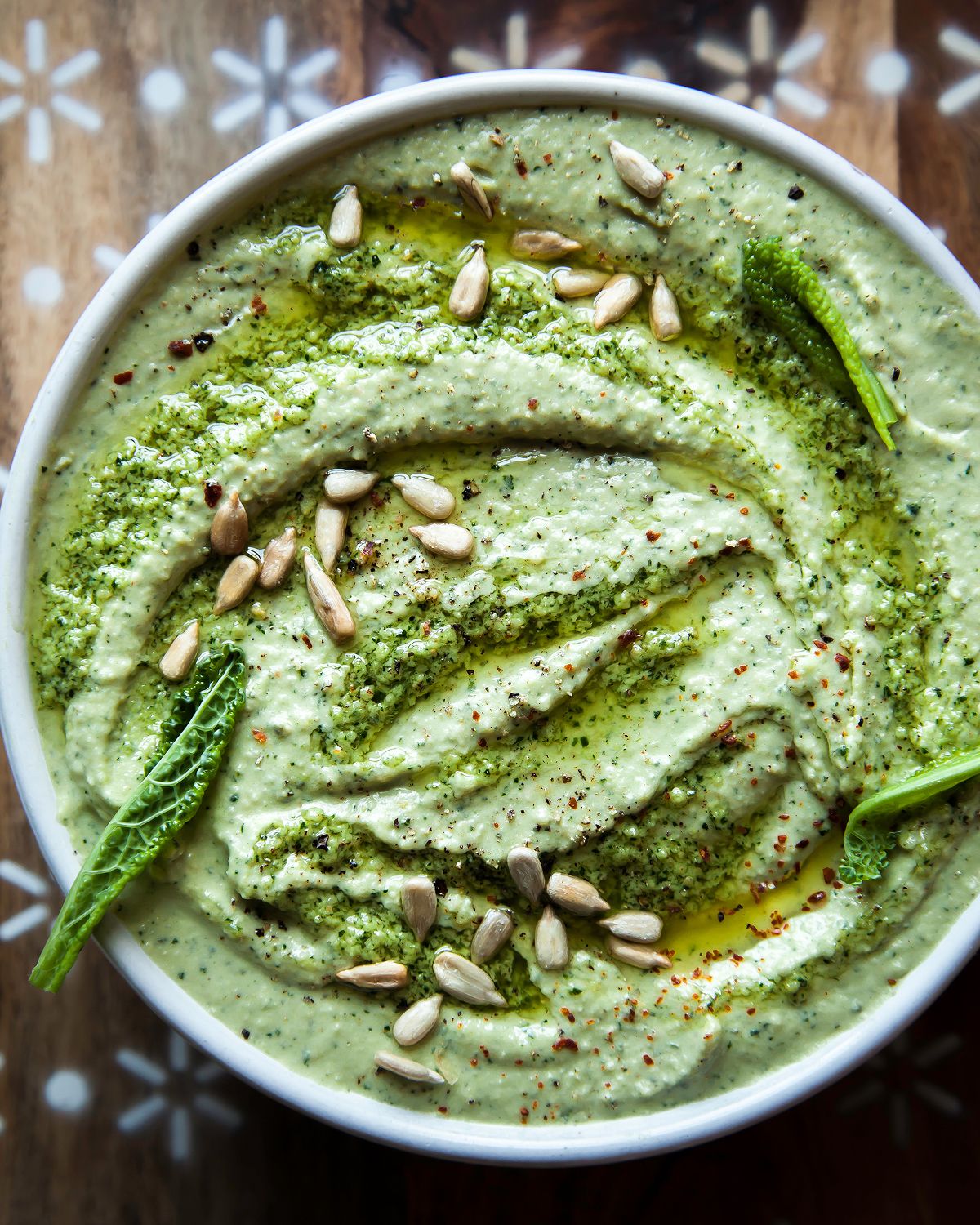 Creamy White Bean Kale Pesto Dip Recipe The Feedfeed