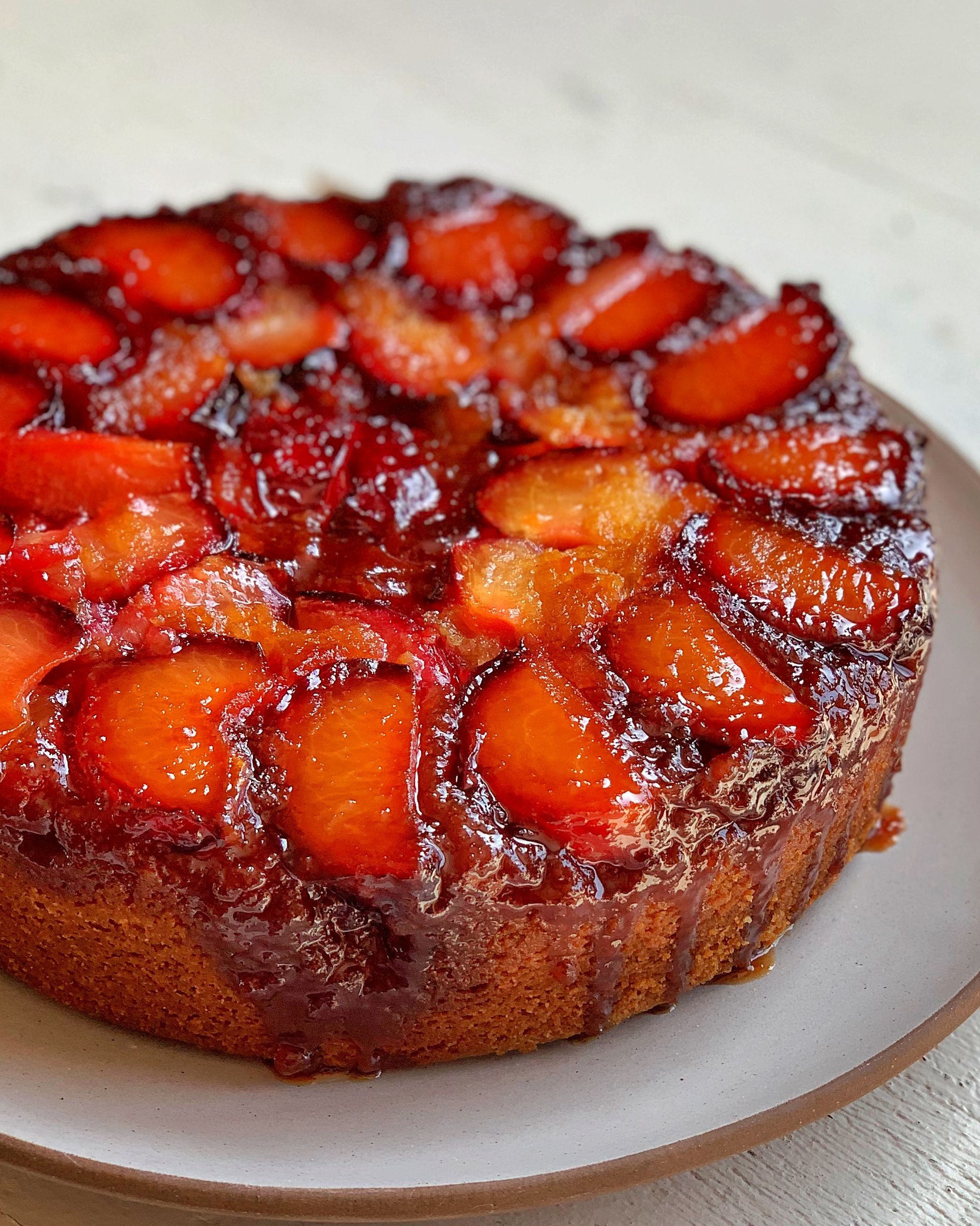 How to Make an Upside Down Plum Cake Video Recipe The Feedfeed