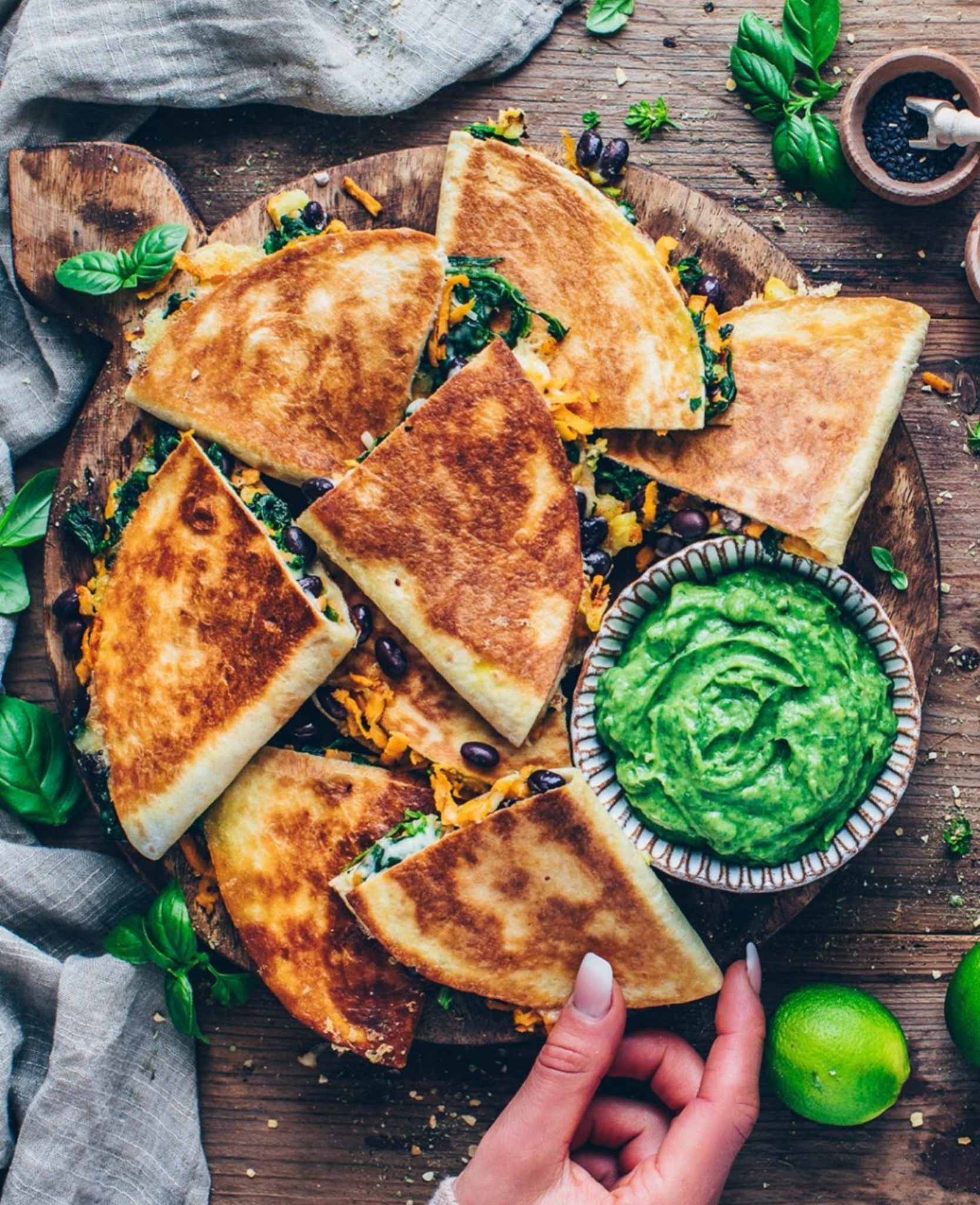 Crispy Quesadillas with Guacamole Recipe The Feedfeed