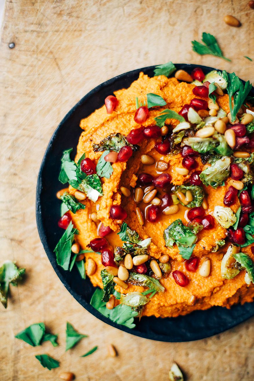 Roasted Carrot, Chickpea ad Harissa Dip Recipe The Feedfeed