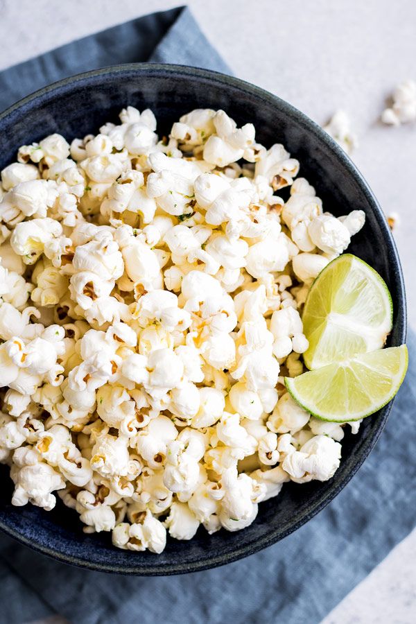 Sea Salt and Lime Popcorn Recipe The Feedfeed