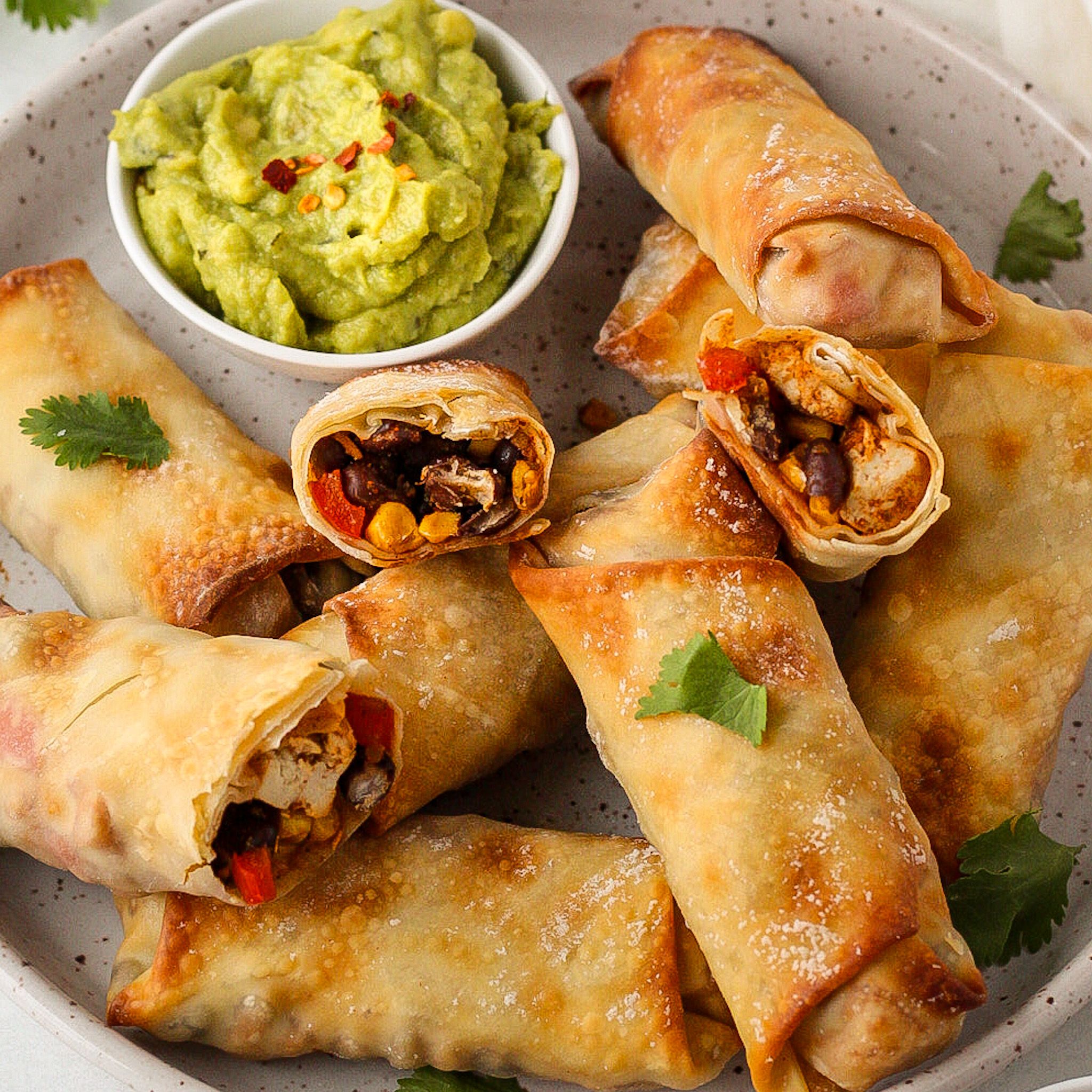 Crispy Black Bean, Tofu and Corn Rolls Recipe The Feedfeed