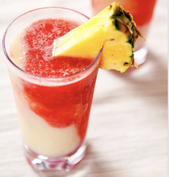Frozen Strawberry Pineapple Cocktail Recipe The Feedfeed