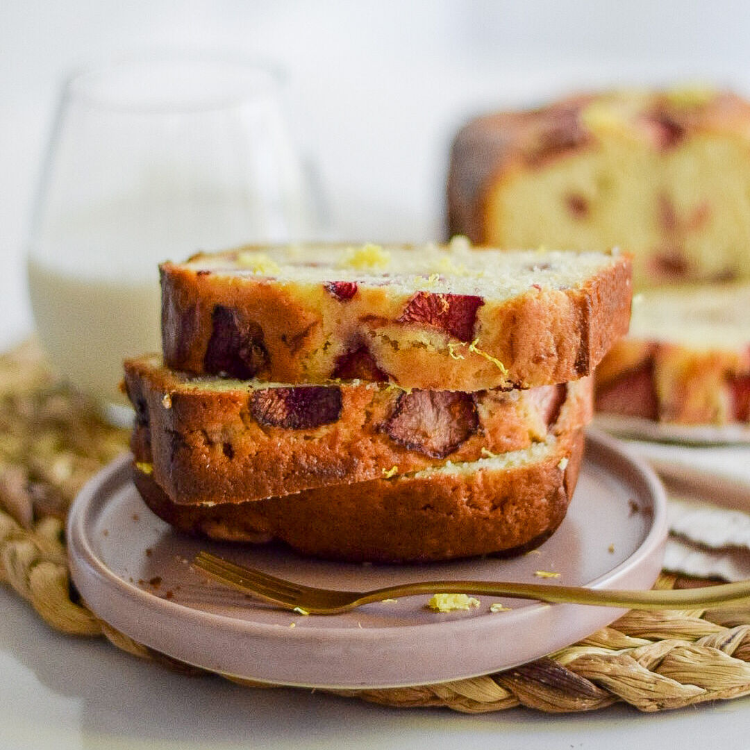 Strawberry Yogurt Bread Recipe The Feedfeed