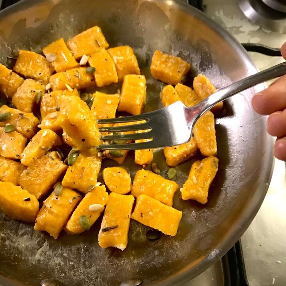 Pumpkin Gnocchi with Burnt Butter Sauce Recipe The Feedfeed