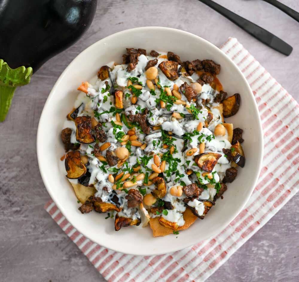 Eggplant Fatteh Recipe The Feedfeed