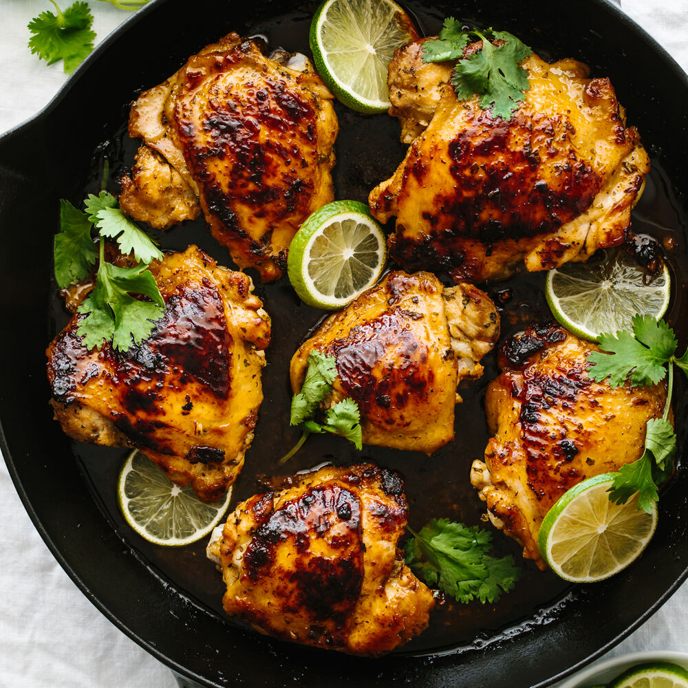 Cilantro Lime Chicken Thighs by downshiftology Quick & Easy Recipe