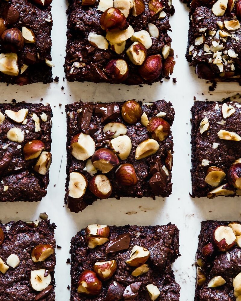 Almond Flour Brownies with Hazelnuts & Dark Chocolate Recipe The Feedfeed