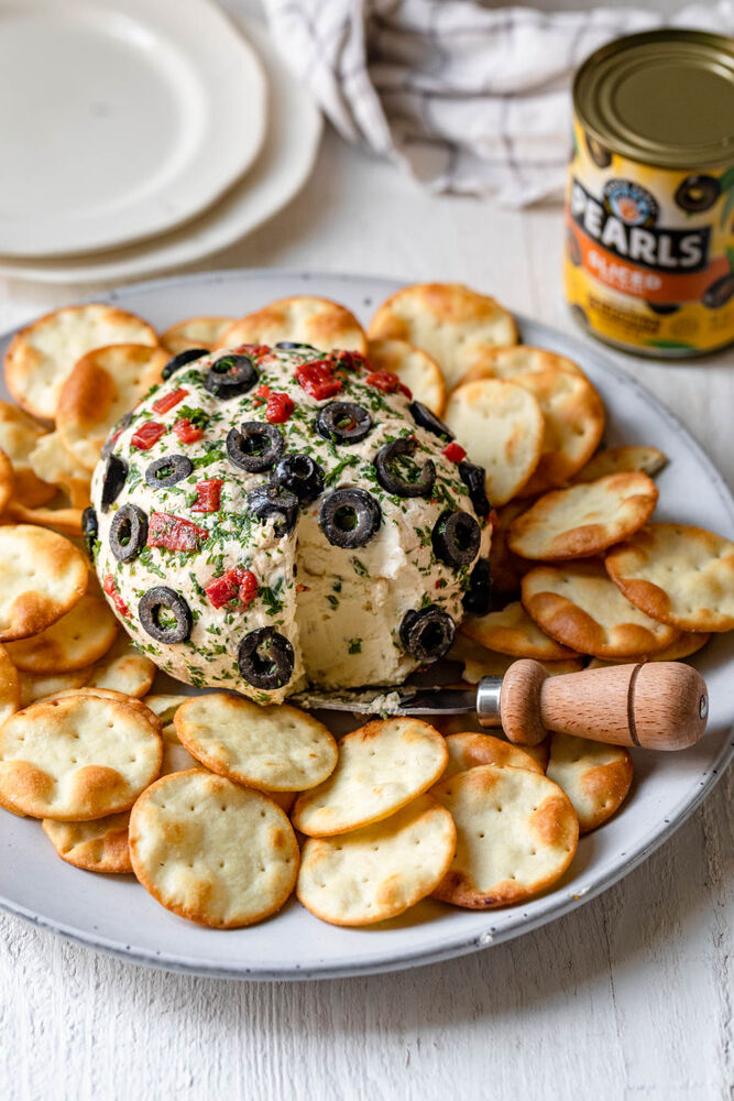 Olive Cheese Ball Recipe The Feedfeed