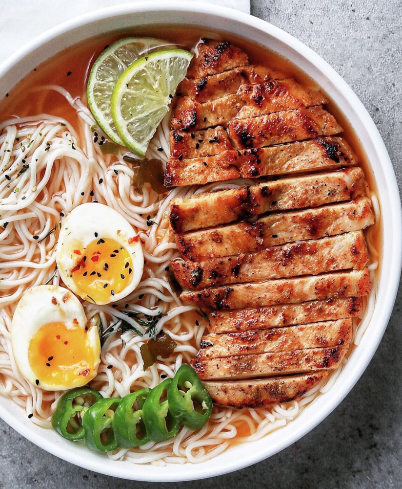 Instant Miso Ramen with Grilled Chicken Recipe The Feedfeed
