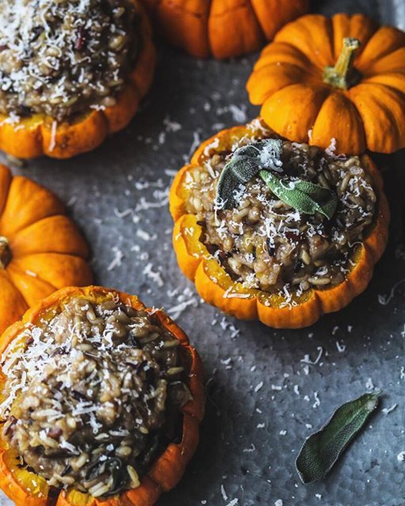 Pumpkin And Wild Rice Risotto Recipe The Feedfeed