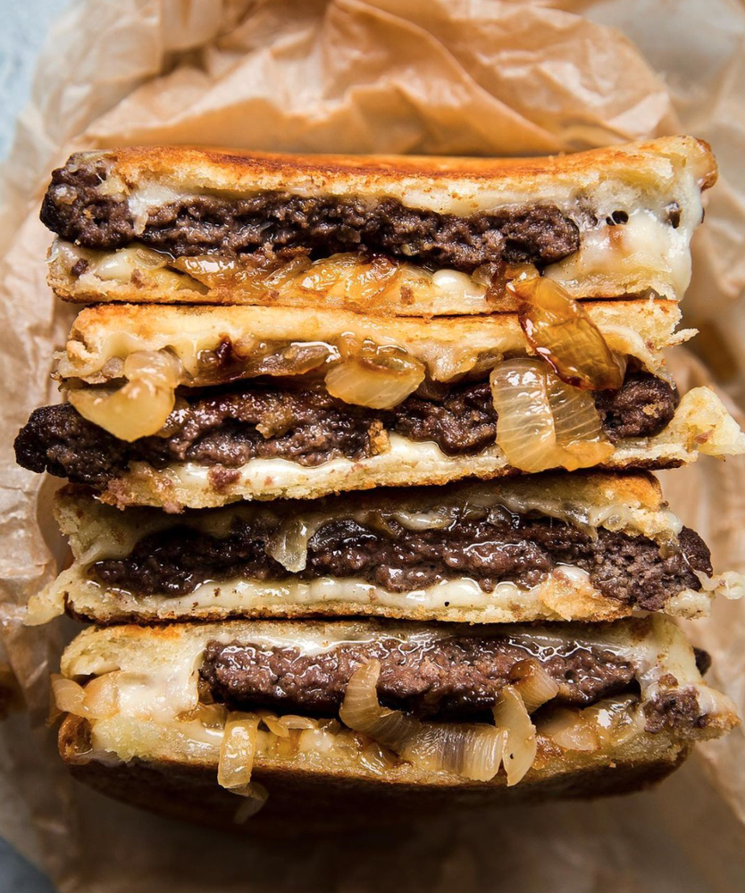 Beef Patty Melt with Caramelized Onions Recipe The Feedfeed
