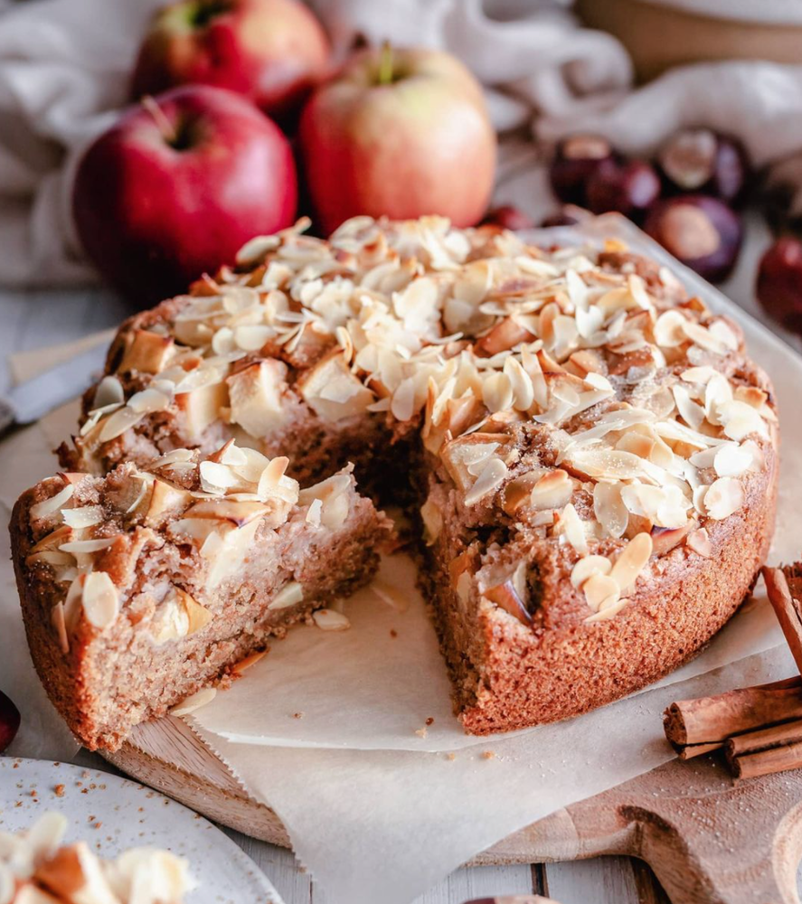 Wholemeal Spelt Apple Almond Cake Recipe The Feedfeed
