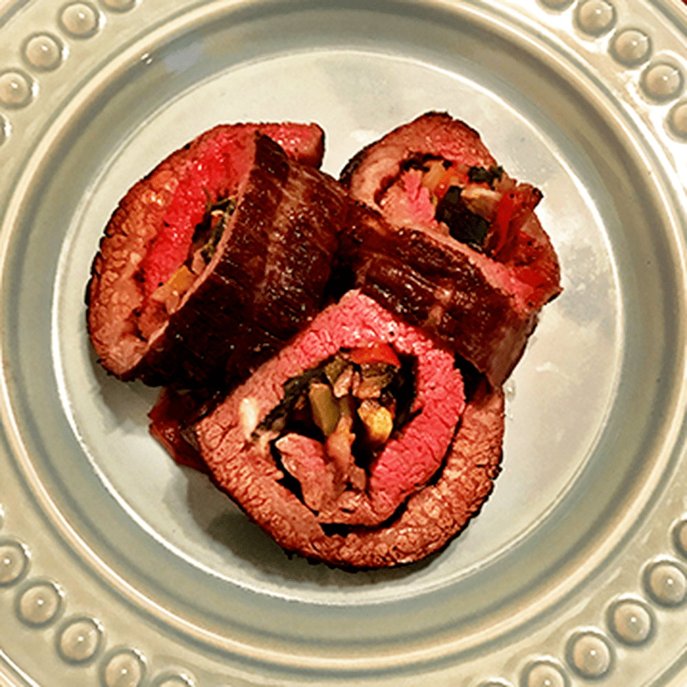 Stuffed Wagyu Flank Steak by double8cattle Quick & Easy Recipe The