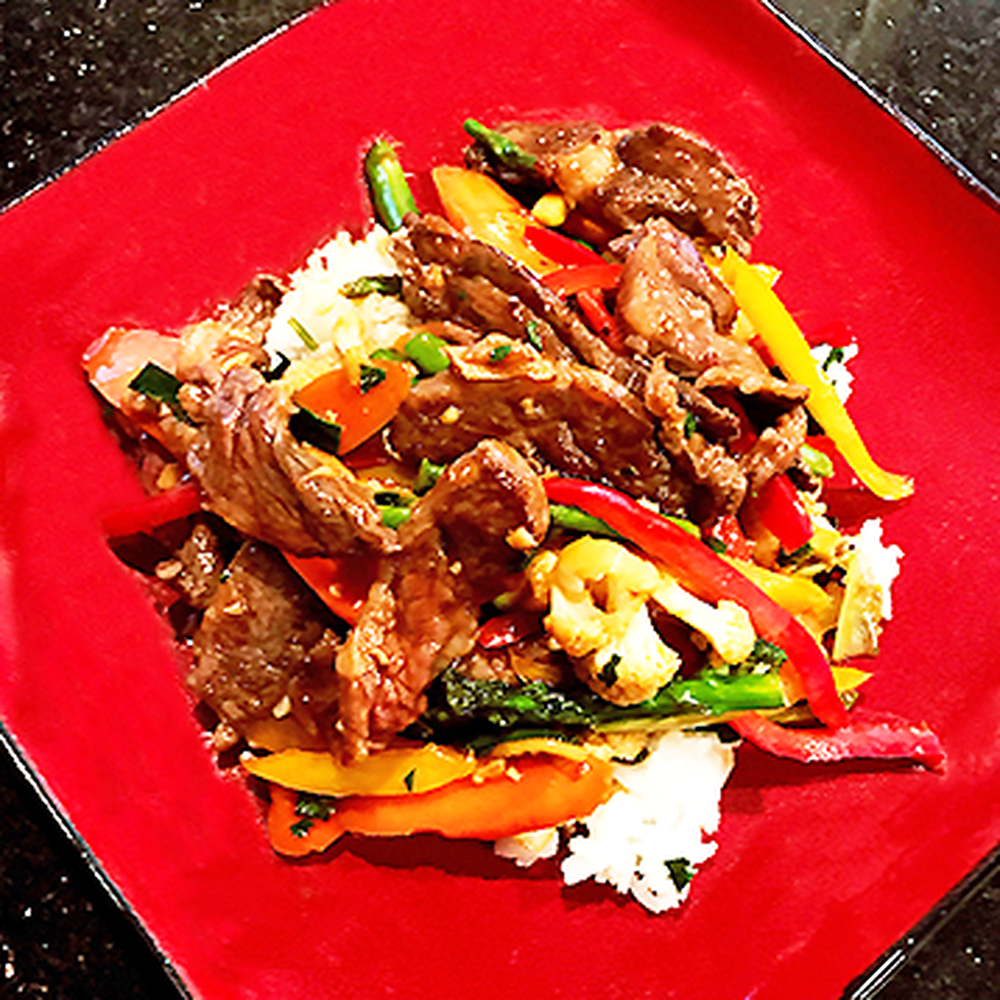 Fullblood Wagyu Inside Skirt Steak Stir Fry by double8cattle Quick