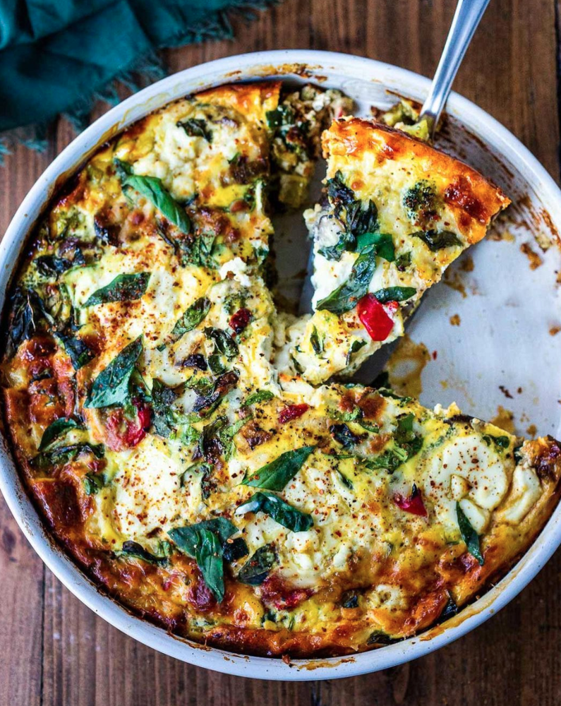 Baked Vegetable Frittata Recipe The Feedfeed