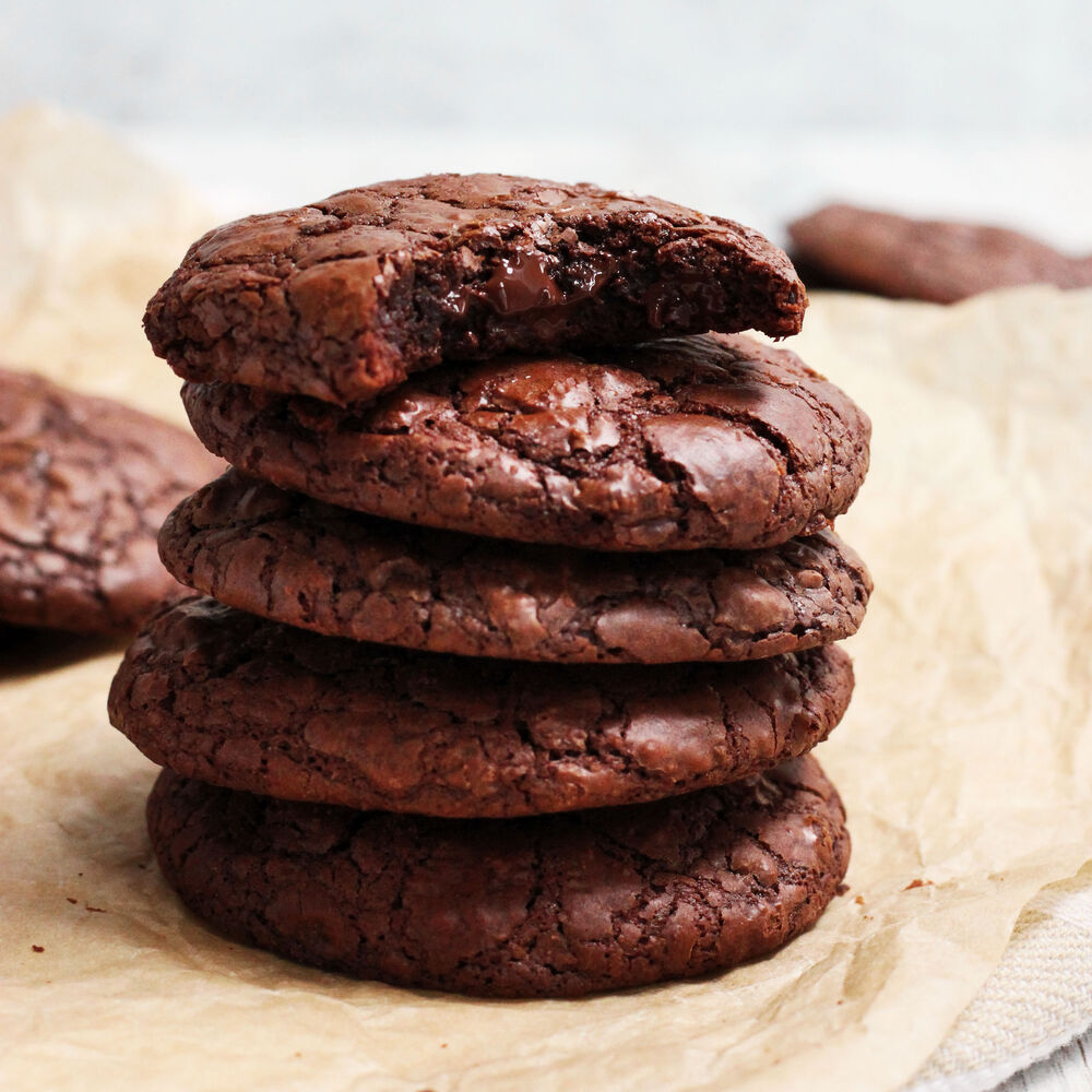 The BEST Flourless Fudgy Chocolate Brownie Cookies Recipe The Feedfeed
