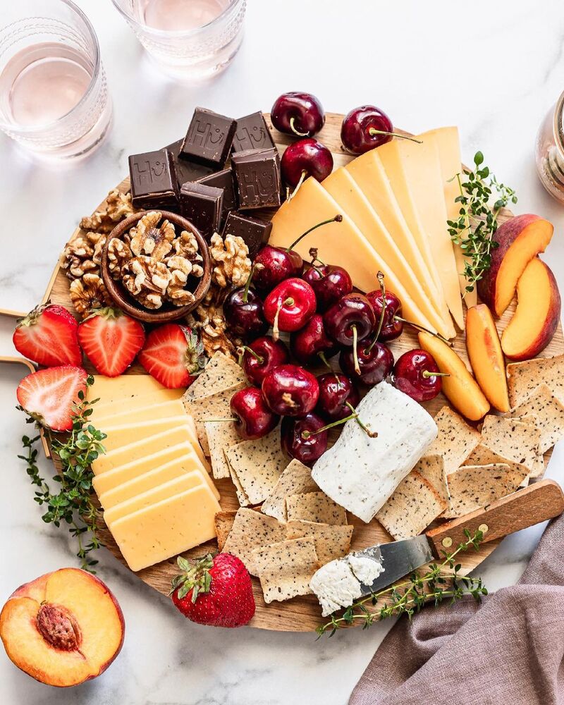 Simple Summer Fruit and Cheese Board Recipe The Feedfeed