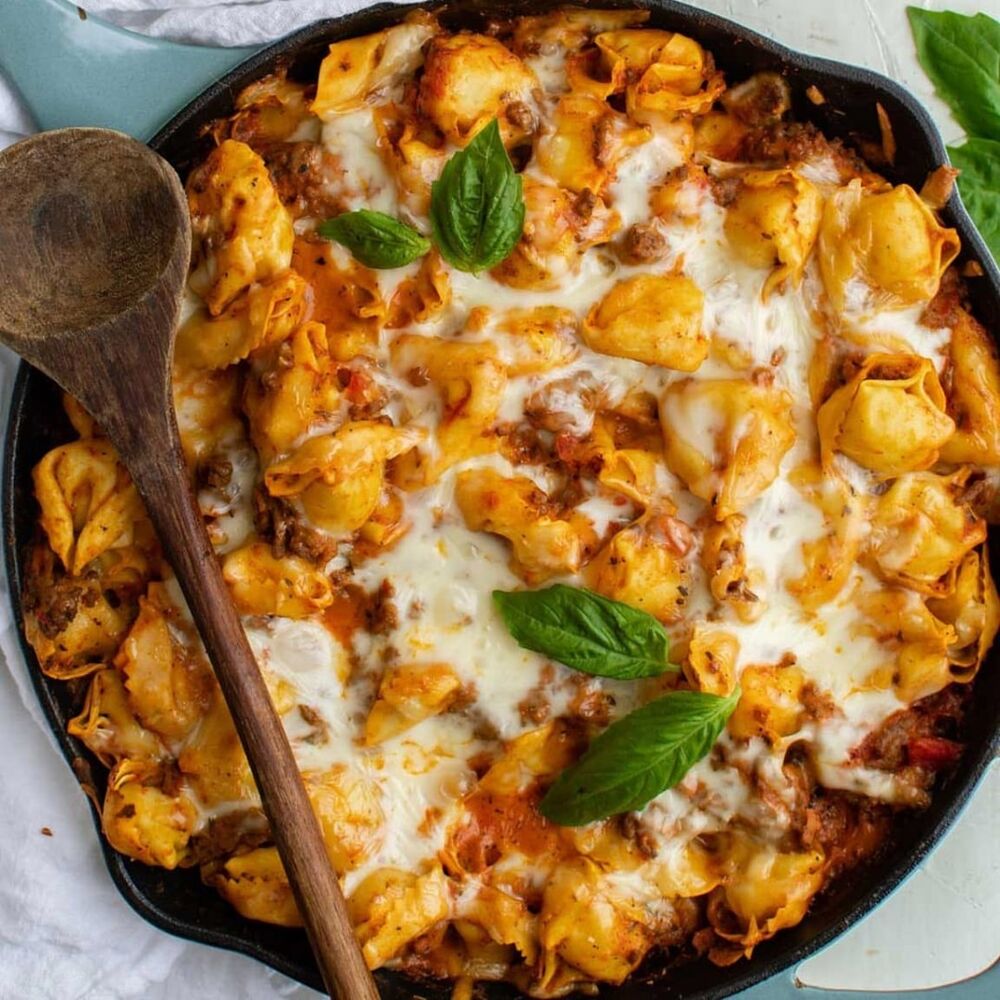 Easy Baked Tortellini Casserole Recipe The Feedfeed