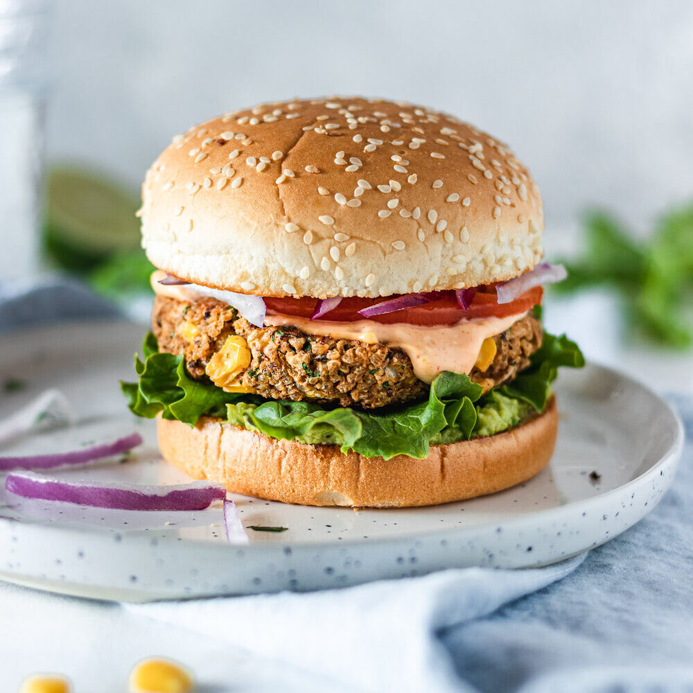 Spiced Kidney Bean and Chickpea Burgers Recipe The Feedfeed