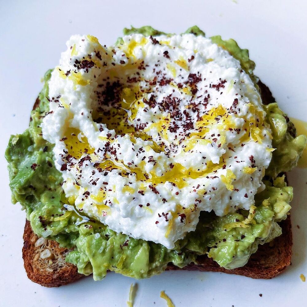 Lemony Ricotta Avocado Toast Recipe The Feedfeed