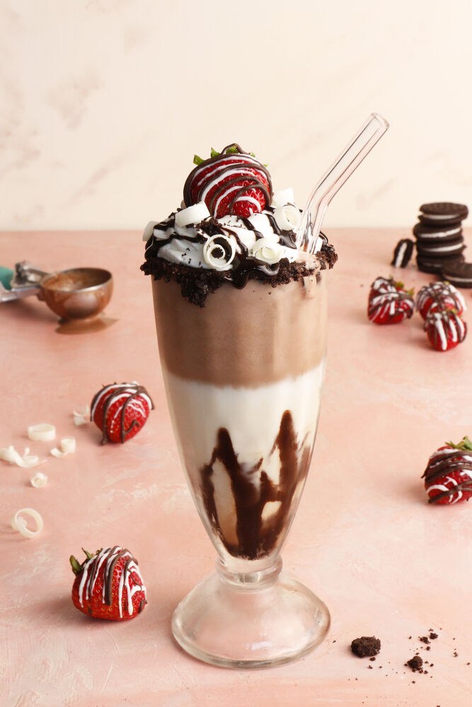 Brown Butter Vanilla and Chocolate Milkshake Recipe The Feedfeed