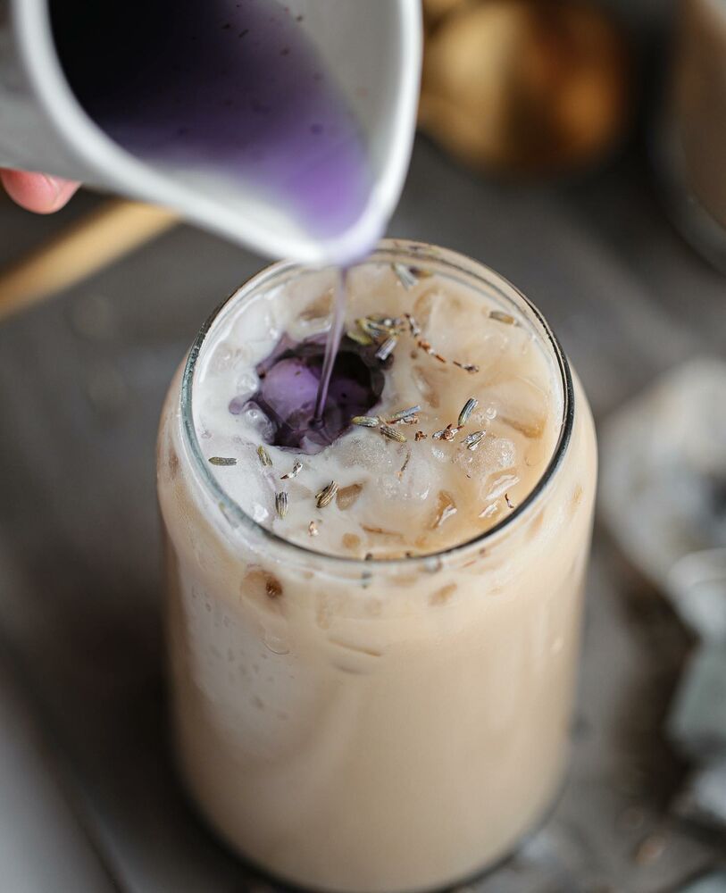 Iced Lavender London Fog Recipe The Feedfeed