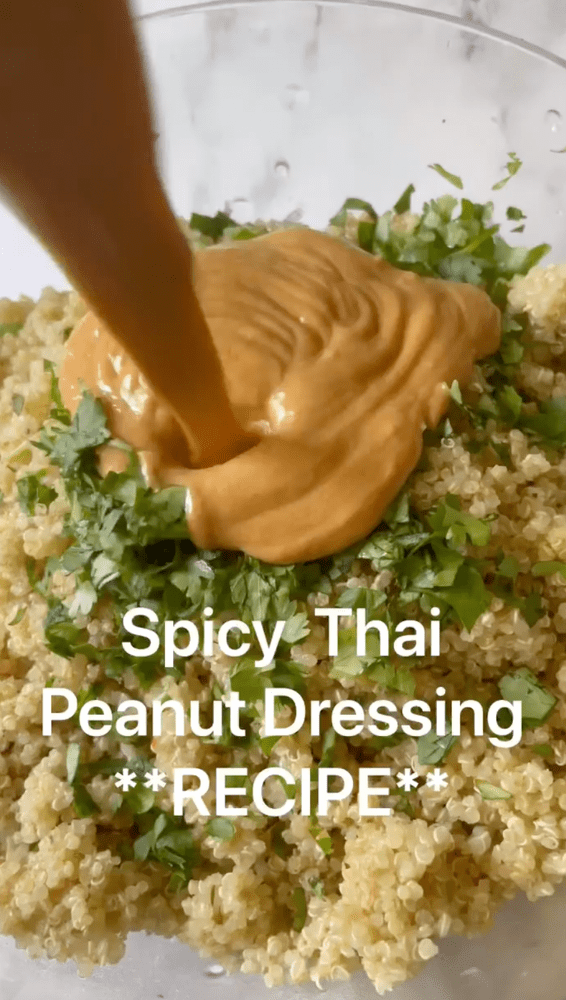 Spicy Peanut Dressing Recipe The Feedfeed
