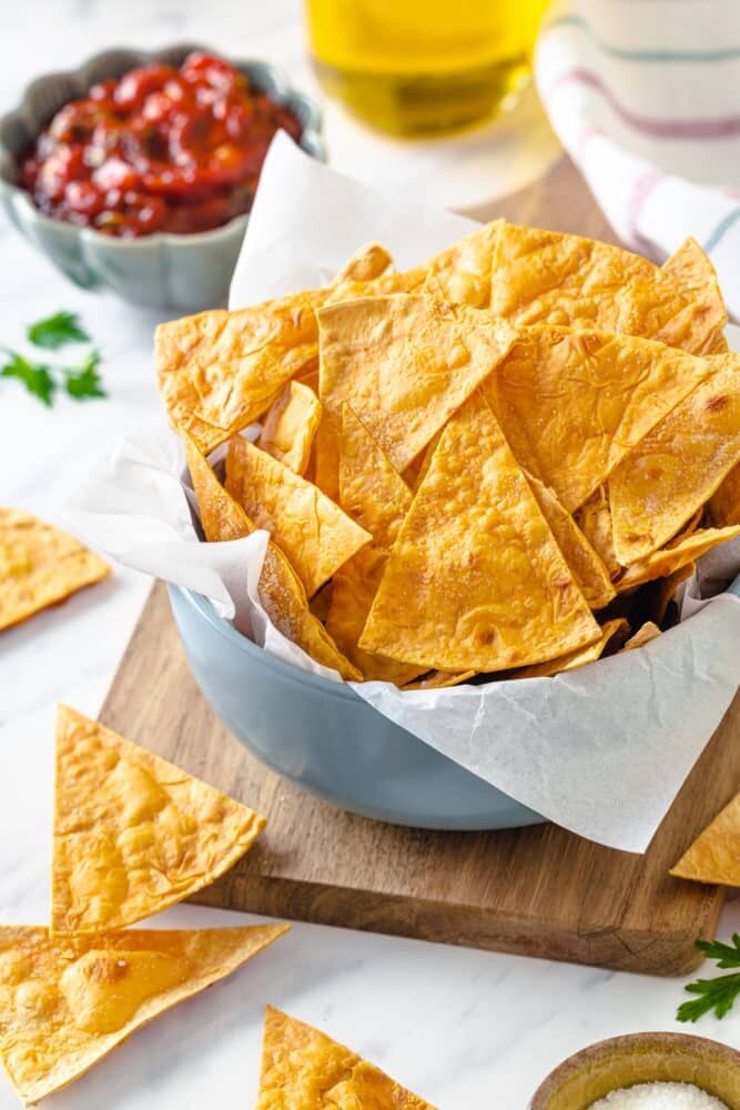 Simple Homemade and Gluten Free Tortilla Chips by Quick