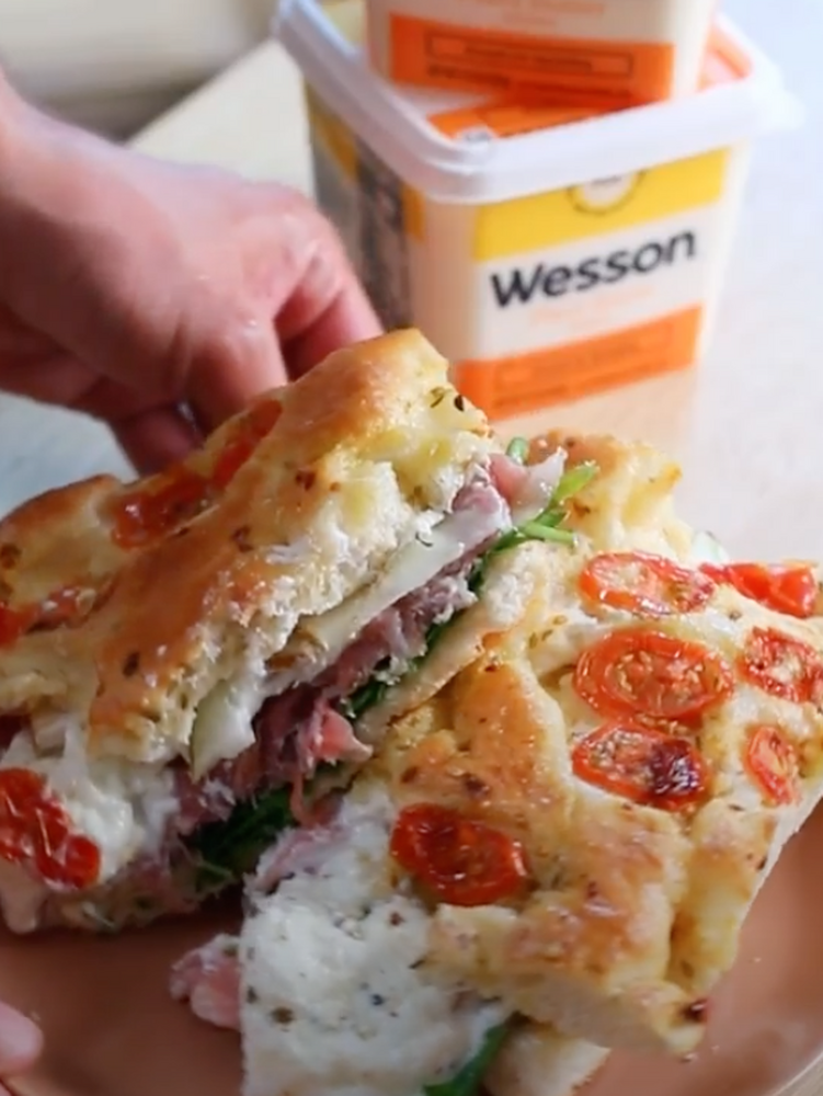 Focaccia Sandwiches Video Recipe The Feedfeed