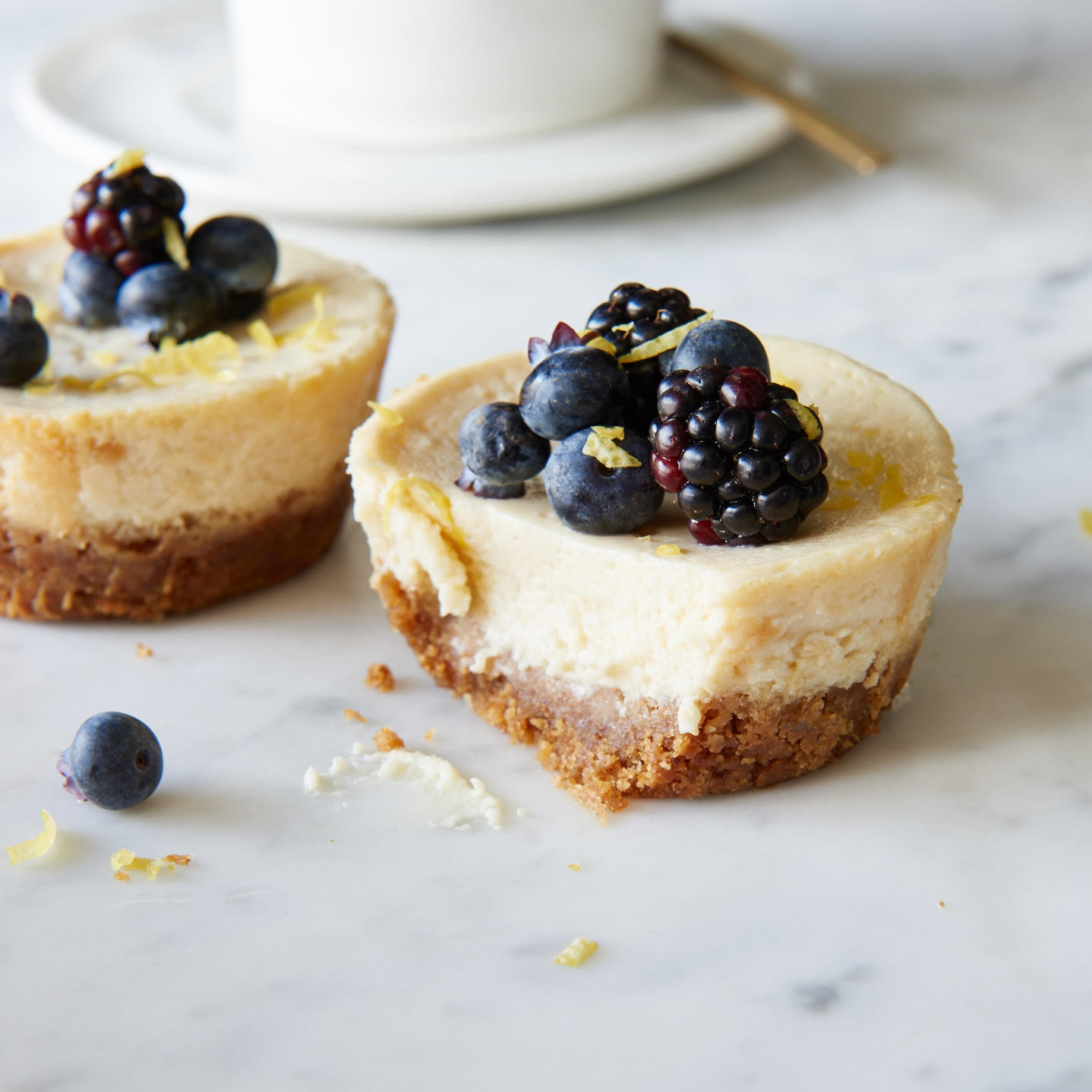 Mini Lemon Yogurt Cheesecakes Recipe The Feedfeed