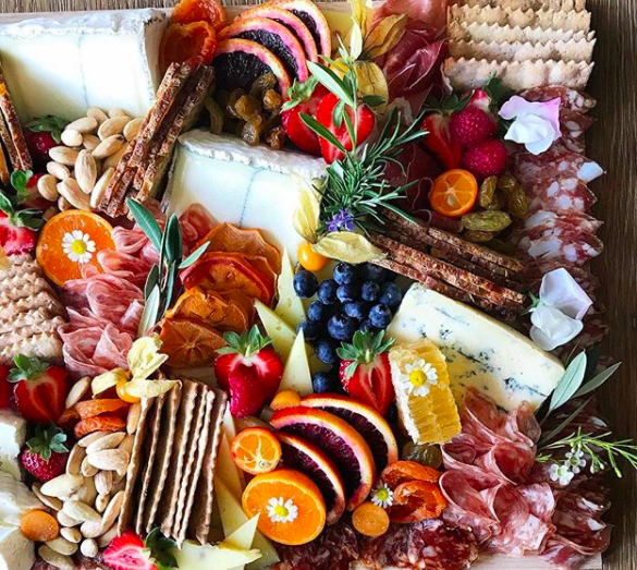 Meat and Cheese Board with Fresh Citrus and Recipe The Feedfeed