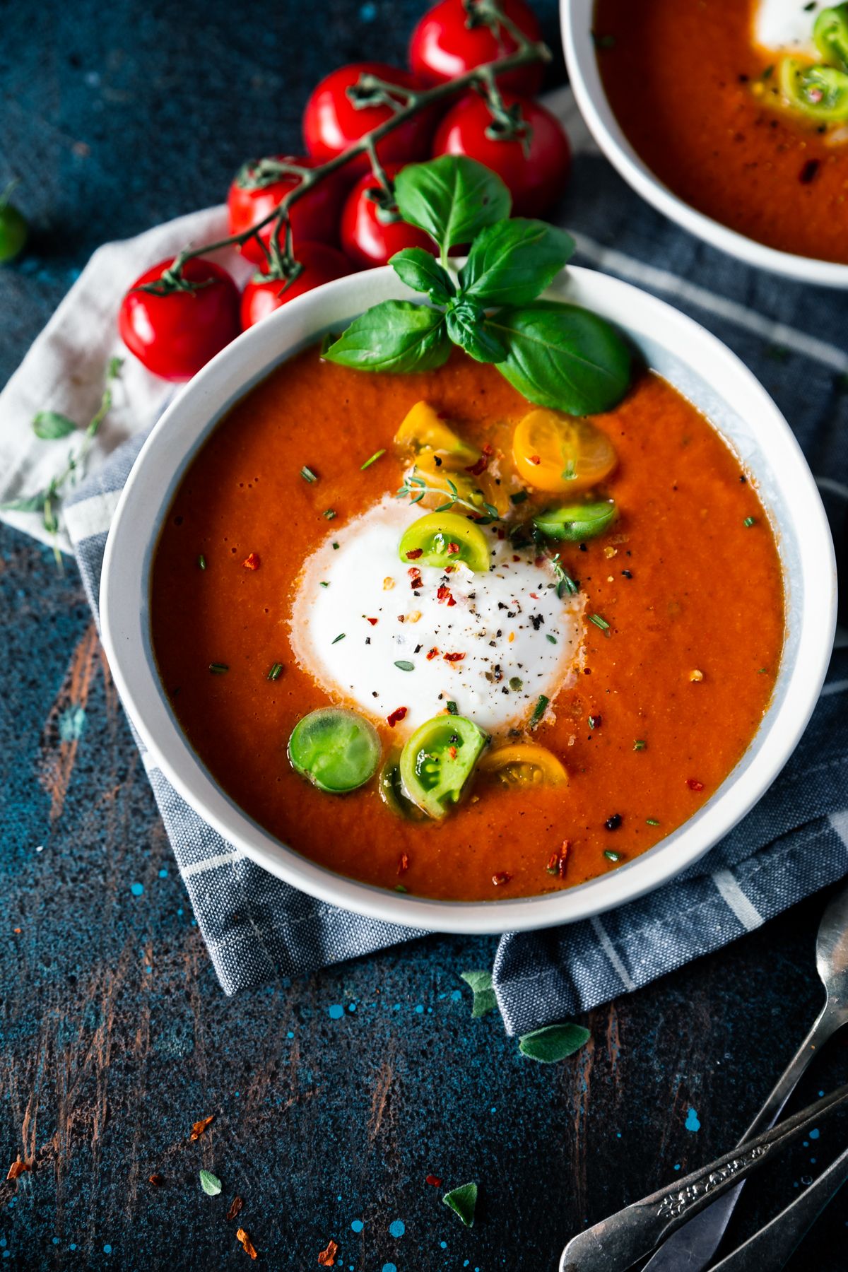 Herby Tomato Soup with Burrata Recipe The Feedfeed