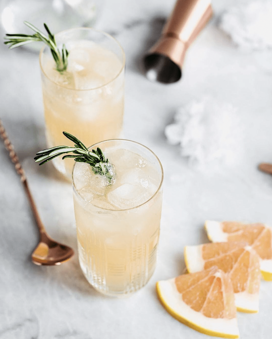Gin Cocktail with Ginger and Grapefruit Recipe The Feedfeed