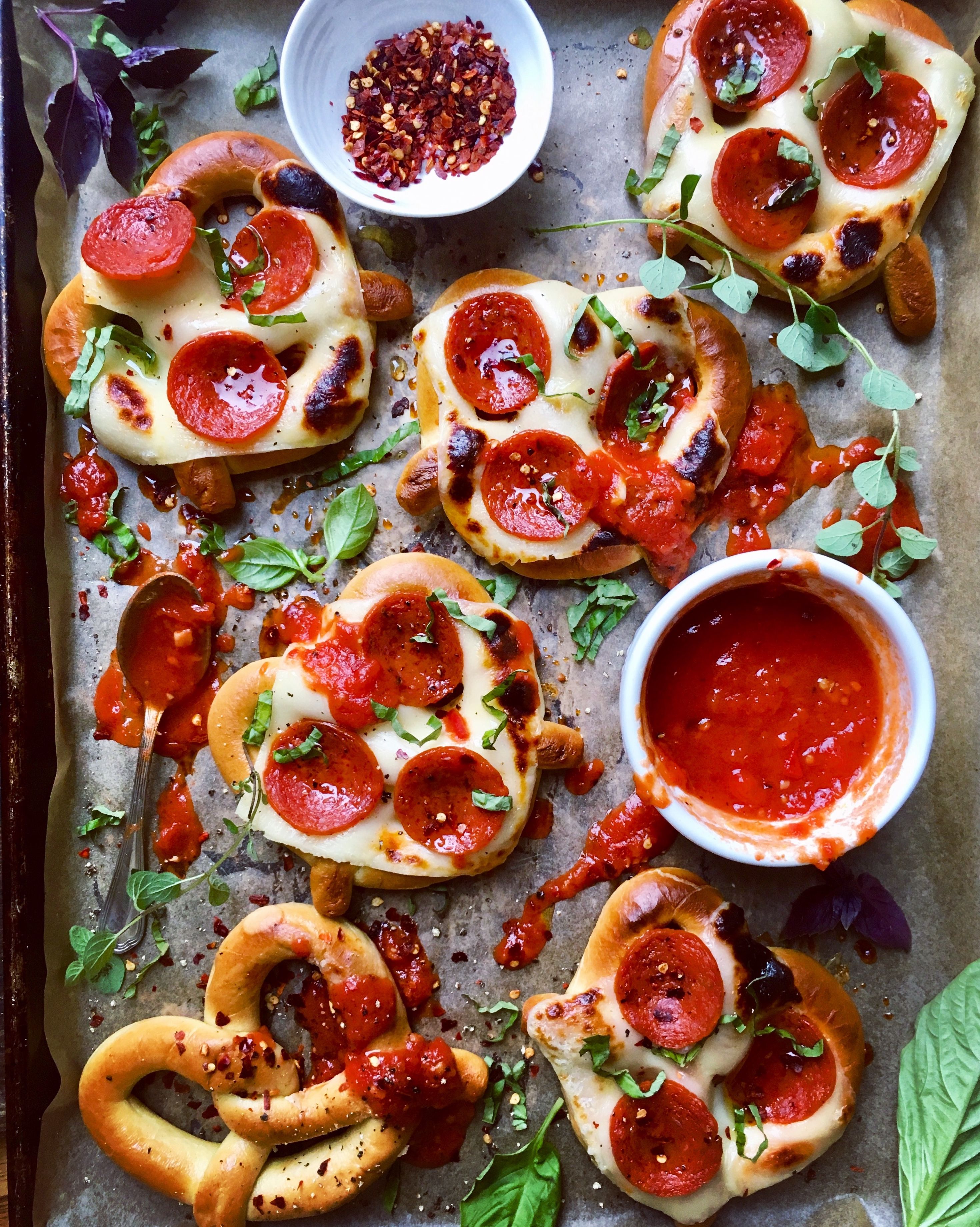 Philly Pretzel Pizza Recipe The Feedfeed