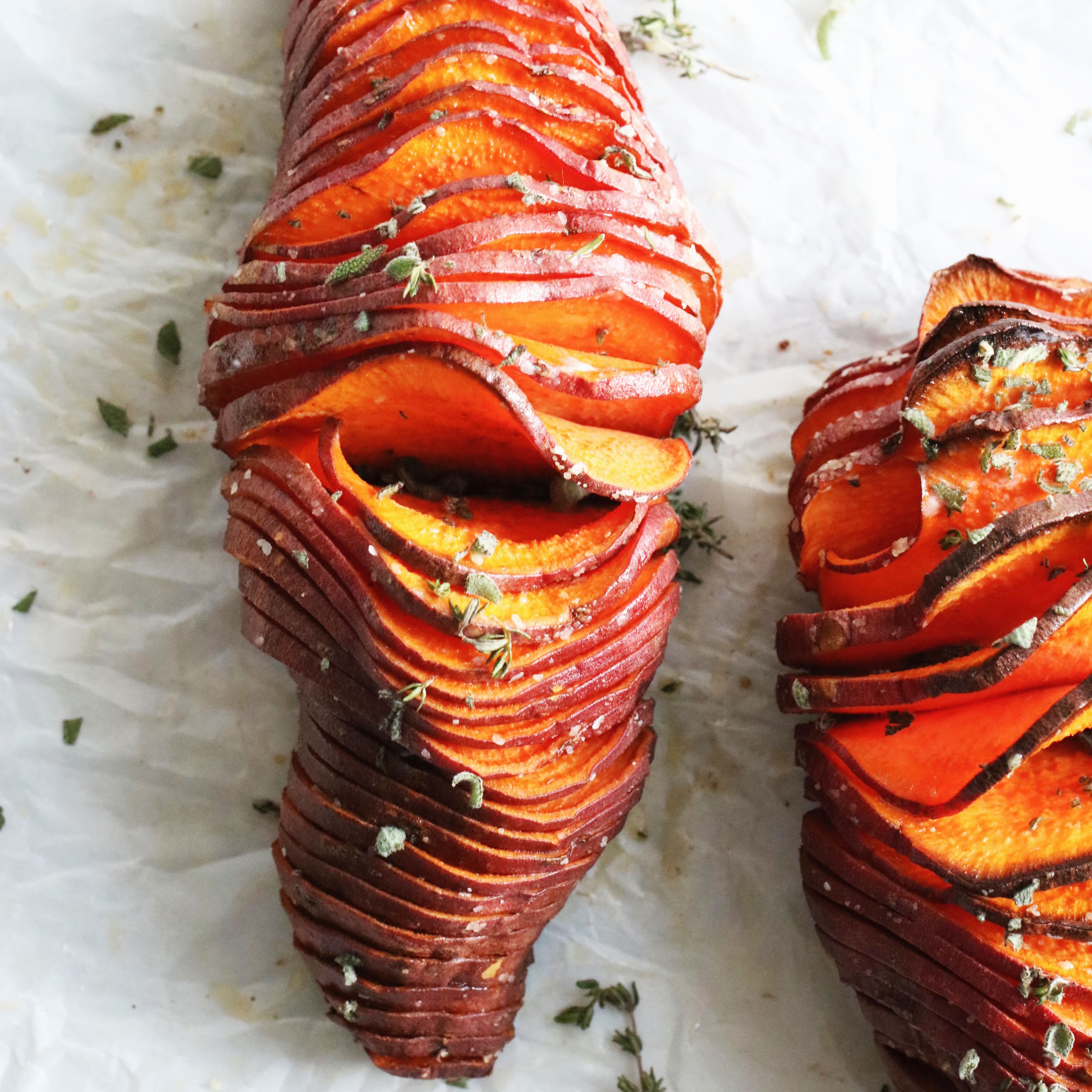 Hasselback Sweet Potatoes by thetoastedpinenut Quick & Easy Recipe